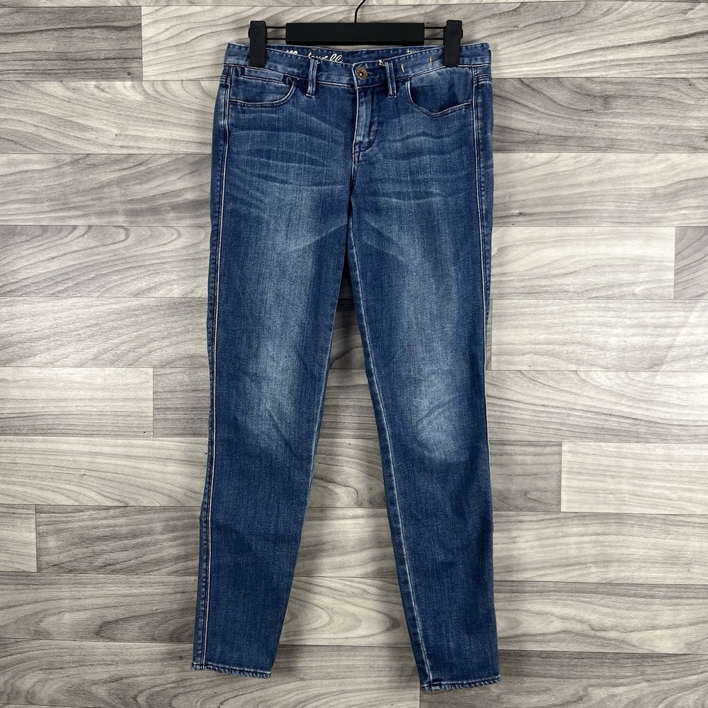 Madewell‎ Jeans Womens 24 Blue Medium Wash Skinny Skinny Jeans Cropped Ankle